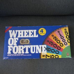 Vintage Wheel of Fortune 4th Edition Board Game by Pressman